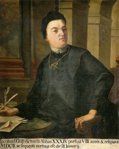 The 34th Abbot, Jakob Gull (Gall) by Unknown